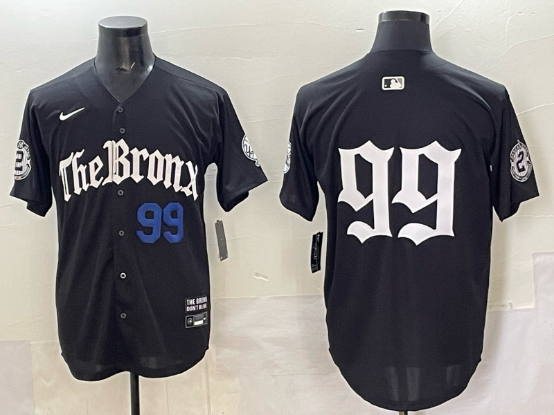 Men New York Yankees #99 Judge black MLB 2025 Nike jersey 0022